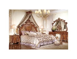 Спальный гарнитур Азнаги, орех-золото