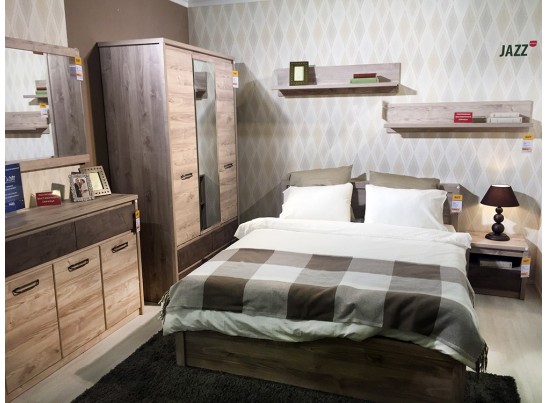 Джаз, Кровать двуспальная 120,140,160 с основанием