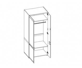 Шкаф 2D/TYP 20A Линате