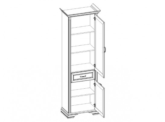 Шкаф 2D1S Монако