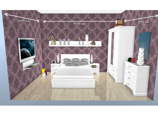 Спальный гарнитур Тиффани Вариант 2