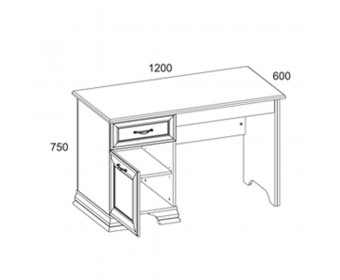 Стол письменный 120 Тиффани