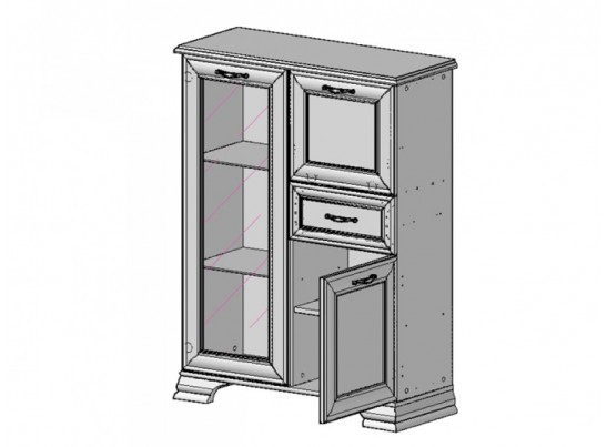 Тумба 1V2D1S Тиффани