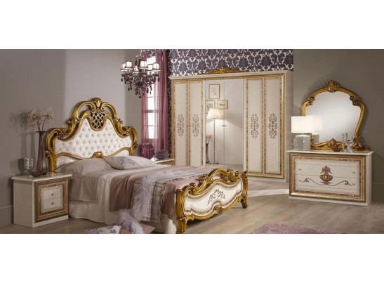 Спальня "Анита" c 6-ти дверным шкафом (беж)