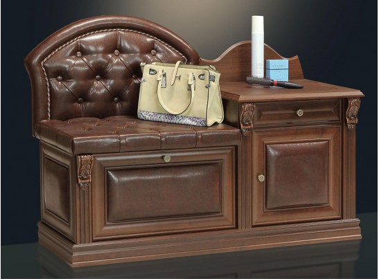 Банкетка-обувница с тумбой Благо Б5.11-4