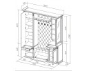 Прихожая 4 шкафа Б5.11-6 (з)