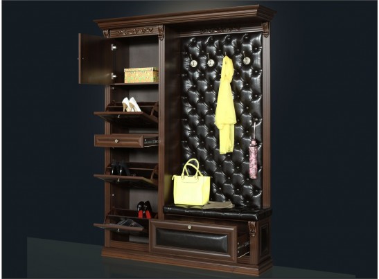 Вешалка с обувным шкафом Благо Б5.16-21