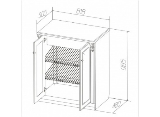 Обувница Благо Б5.4