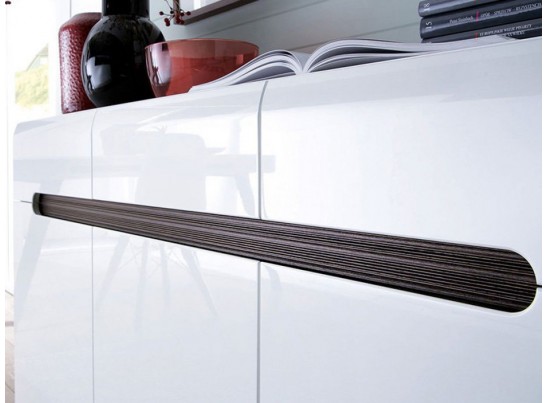 Стенка в гостиную AZTECA, белый глянец