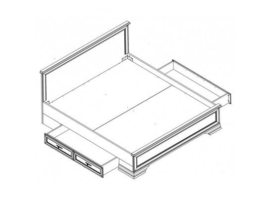Кровать c ящиками S320-LOZ/180 KENTAKI