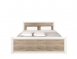 Кровать без основанием LOZ 140*200_2 КОЕН, ясень снежный/сосна натуральная Кровать без основанием LOZ 140*200_2 КОЕН, ясень снежный/сосна натуральная