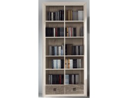 Стеллаж в кабинет REG2W2S КОЕН  Стеллаж в кабинет REG2W2S КОЕН