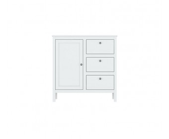Тумба-комод Эва белый KOM1D3S/95