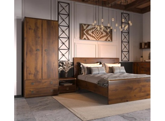 Шкаф Индиана дуб саттер JSZF2D2S