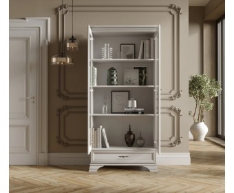 Витрина Кентаки белый REG2W1S