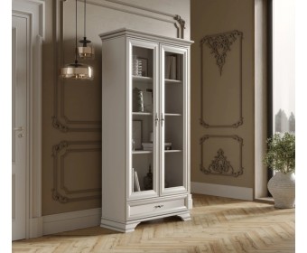 Витрина Кентаки белый REG2W1S