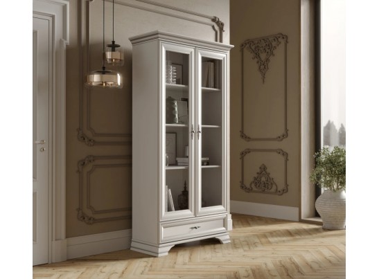 Витрина Кентаки белый REG2W1S