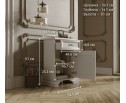 Тумба Кентаки белый KOM1D1S/P