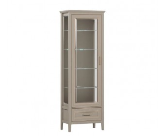 Витрина с подсветкой Классик глиняный серый REG1W1SZK