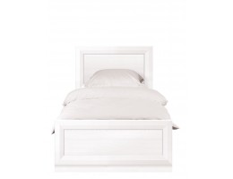 Кровать односпальная B136-LOZ MALTA 90х200 см, лиственница сибирская/орех лион