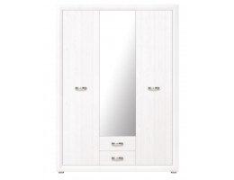 Шкаф три двери B136-SZF3D2S MALTA, лиственница сибирская/орех лион