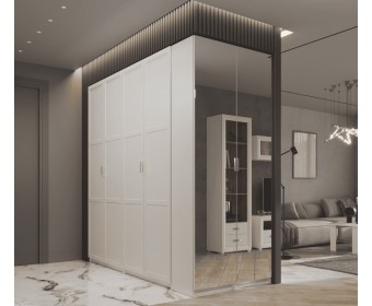 Дверь Моби белый D/50