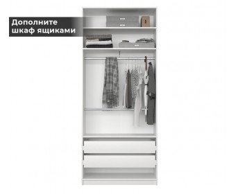 Корпус шкафа Моби белый SZF2D/100