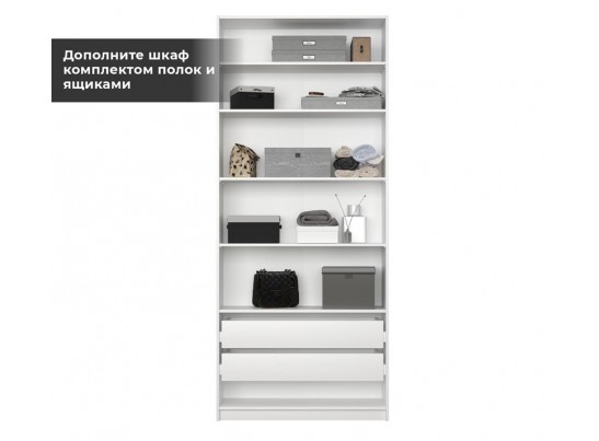 Корпус шкафа Моби белый SZF2D/100
