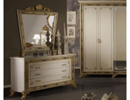 Комод  с зеркалом "Катя" (беж.)