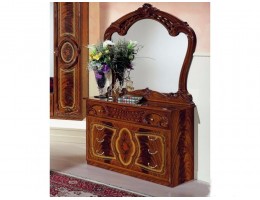 Комод с зеркалом "Роза" (орех)