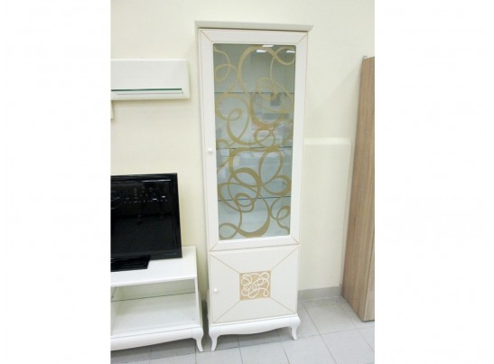 Комбинированный шкаф с витриной Гармония МН-120-10