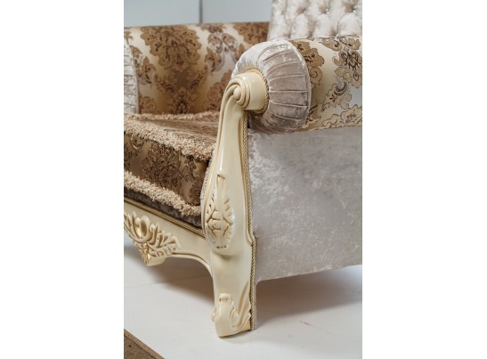 Кресло Илона, крем (ткань беж)