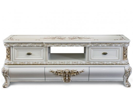 Гостиная Алсу 2+1 белый глянец