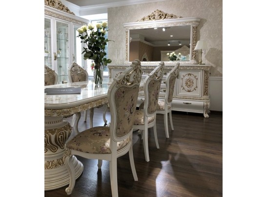 Стул Алсу белый глянец