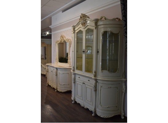 Сервант "Джоконда" 1,9 (крем глянец)