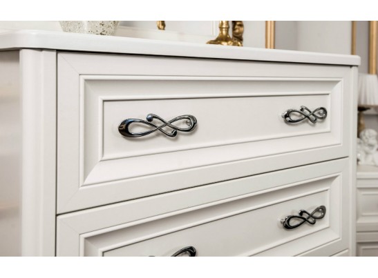 Спальня Мишель с 5-створчатым шкафом, белая