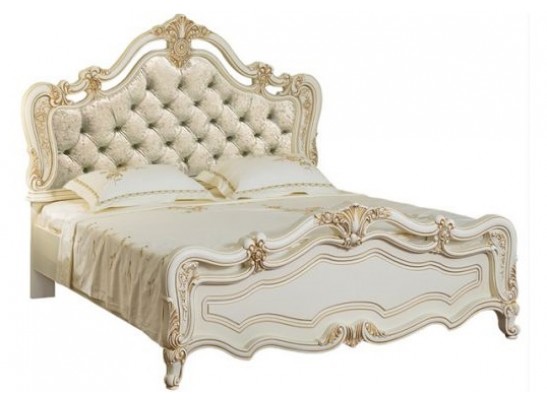 Спальня Мона Лиза (крем) с мягким изголовьем