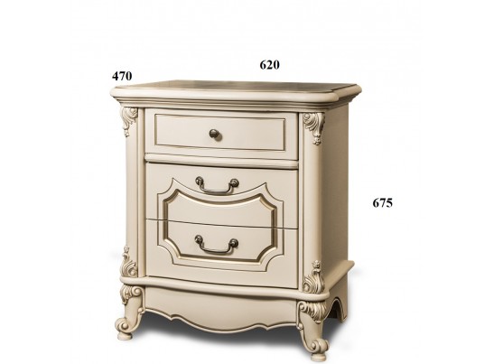 Тумба прикроватная Мона Лиза крем