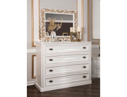 Комод широкий Натали, белый