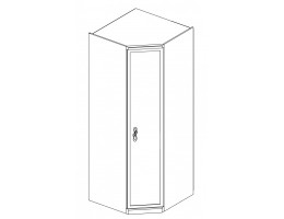 Секция шкаф угловой Натали, белый