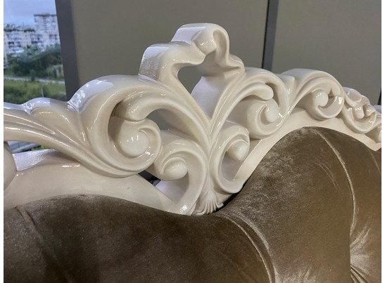 Комплект мягкой мебели Патрисия, серый глянец