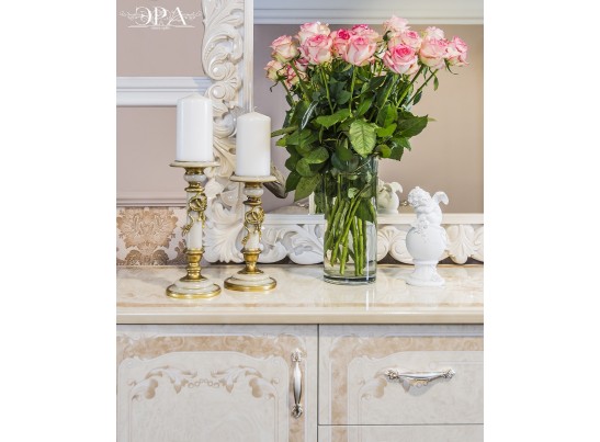 Комод большой Патрисия крем глянец