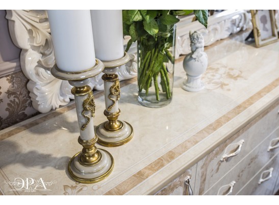 Комод большой Патрисия крем глянец