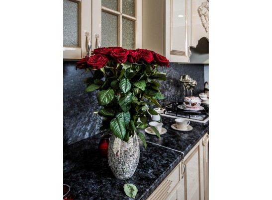 Модульная кухня Верона 3,3 м, крем глянец