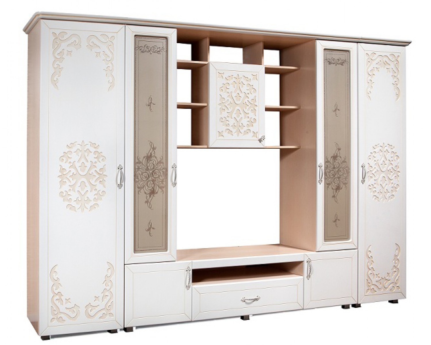 Кмк стенка рондо. Стенка в гостиную малибу. Стенка нежность кмк 0412. Шкаф комбинированный «нежность» кмк 0412. Гостиная баккара кмк.