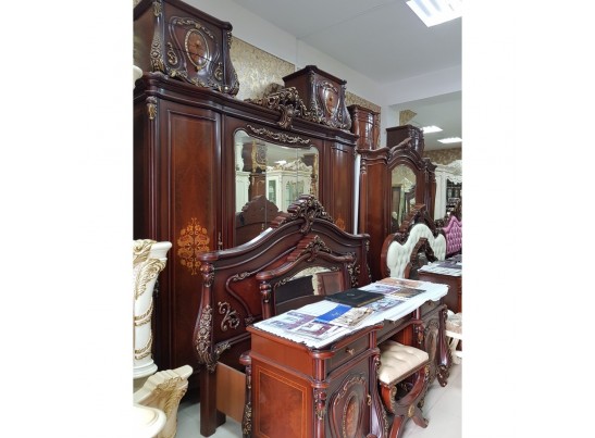 Спальный гарнитур Ле Роз (орех)