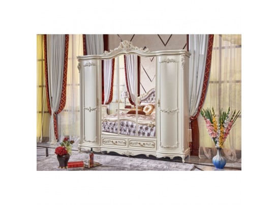 Спальный гарнитур Руссано (слоновая кость)