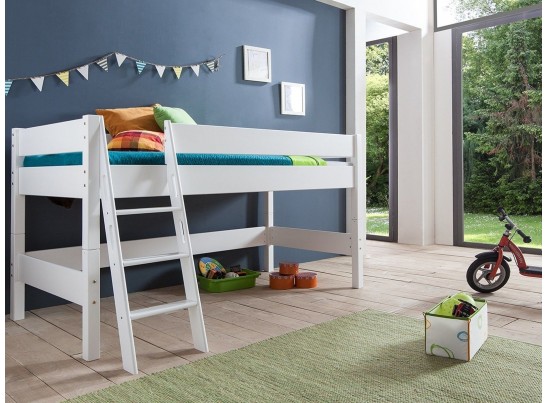 Кровать-чердак Сиело 77303, белый воск УКВ