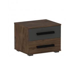 Тумба прикроватная с двумя ящиками Глазго
