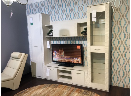 Полка закрытая "Элана" (Бодега белая)